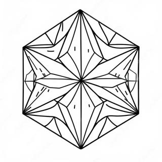 Diamond Shaped Coloring Page 6070-4826