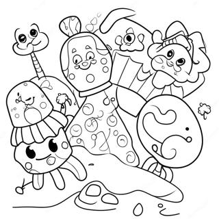 Candyland Characters Coloring Pages