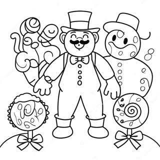 Candyland Personages Kleurplaat 60723-48051