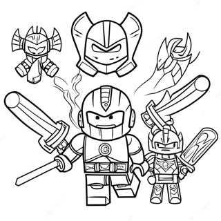 Nexo Knights Coloring Pages