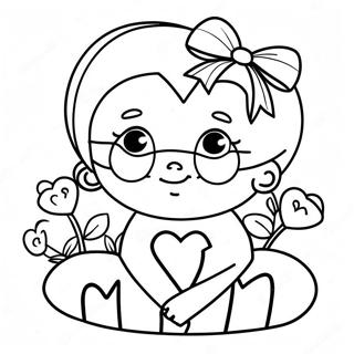 I Love Nana Coloring Page 60833-48137