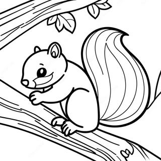 Squirrel For Adults Coloring Pages