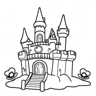 Mario Castle Coloring Page 60903-48193