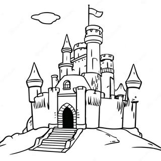 Mario Castle Coloring Page 60903-48194