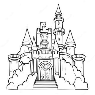 Mario Castle Coloring Page 60903-48195