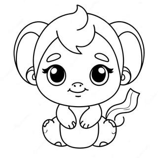 Cute Uma Character Coloring Page 60914-48201