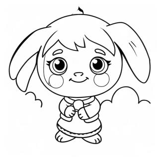 Cute Uma Character Coloring Page 60914-48202