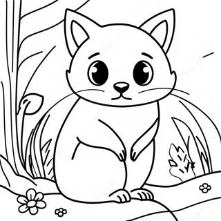 Nocturnal Animals Coloring Page 60923-48205