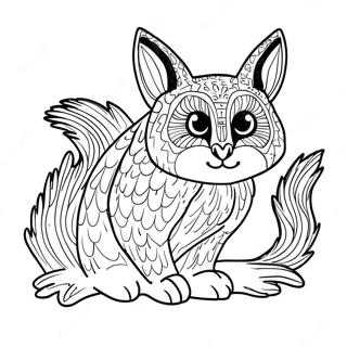 Nocturnal Animals Coloring Page 60923-48208