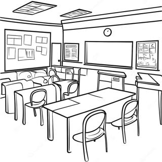 Classroom Coloring Page 60953-48226