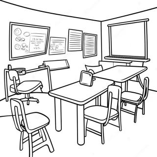 Classroom Coloring Page 60953-48227