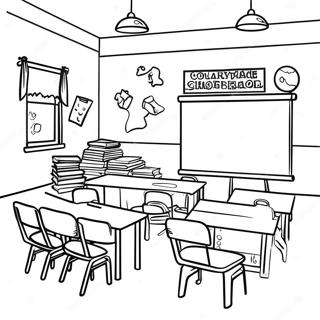 Classroom Coloring Page 60953-48228