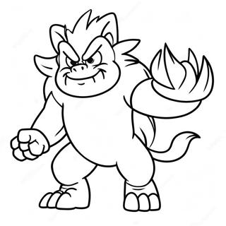 Werehog Coloring Pages