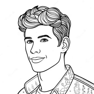 Shawn Mendes Coloring Pages