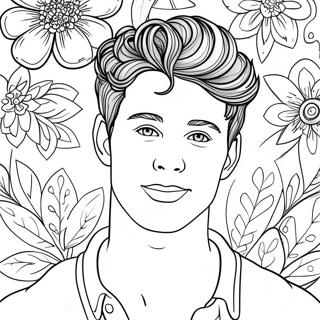 Shawn Mendes Coloring Page 61023-48298