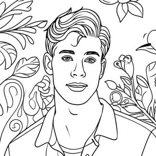 Shawn Mendes Coloring Page 61023-48300