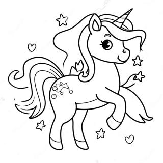 Mermaid Unicorn Coloring Pages