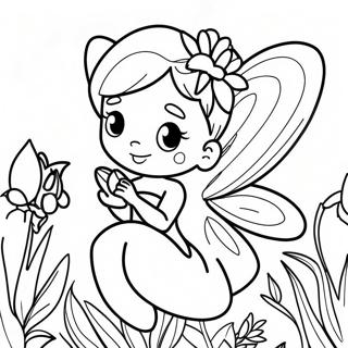 Flower Fairy Coloring Page 61143-48380