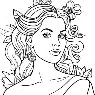 Lana Green Coloring Pages