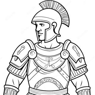 Roman Soldier Armor Coloring Page 61203-48431