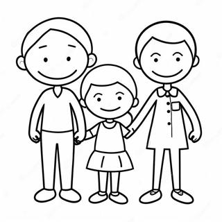 Stick Figure Family Coloring Page 61213-48440