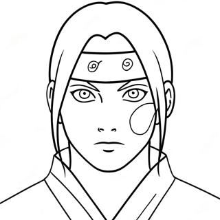 Itachi Naruto Boyama Sayfaları