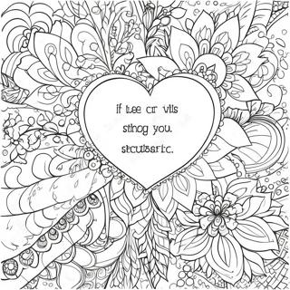 Encouraging Words Coloring Pages