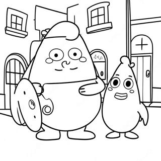 Higglytown Heroes Coloring Pages