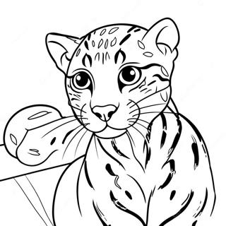 Ocelot Coloring Page 61303-48499