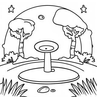 Disc Golf Coloring Page 61343-48539