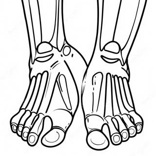 X Ray Foot Coloring Page 61404-48588