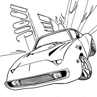 Fast And Furious Coloring Page 6140-4887