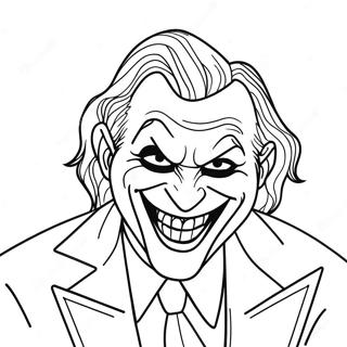 Joker Batman Boyama Sayfaları