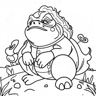 Jiraiya Summoning Toads Coloring Page 61444-48627