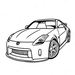 350z Boyama Sayfaları