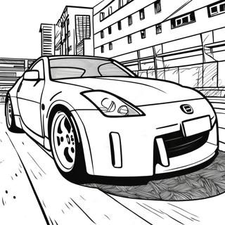 Nissan 350z Sportsvogn Farvelægningsside 61473-48655