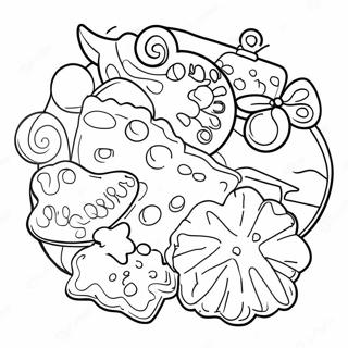 Christmas Cookies Coloring Pages