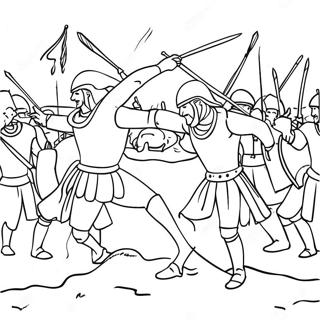 Battle Coloring Page 61523-48673