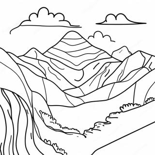 Landform Coloring Pages