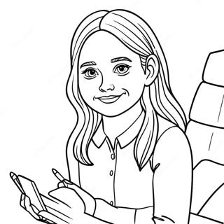 Hannah Coloring Page 61563-48707