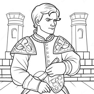 Tragic Hamlet In The Castle Coloring Page 61574-48727