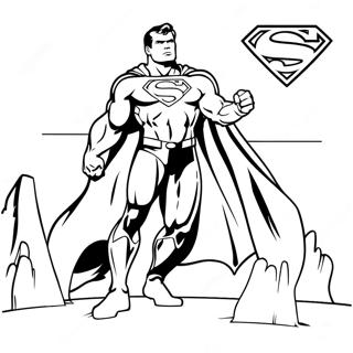 Man Of Steel Coloring Page 61583-48729