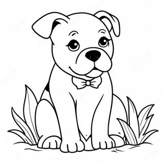 American Bulldog Puppy Coloring Page 61593-48752