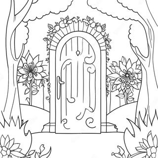 The Secret Garden Coloring Pages