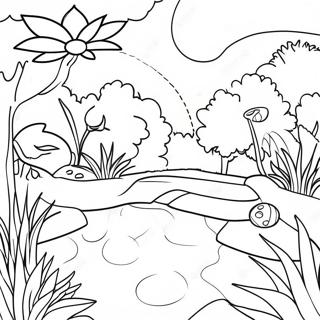 Botanical Garden Coloring Page 61633-48771