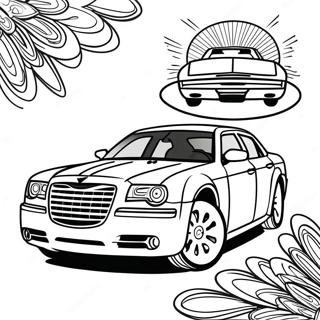 Раскраска Спортивного Седана Chrysler 300 61663-48785