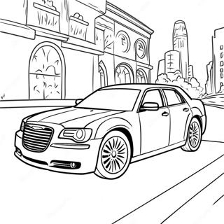 Раскраска Спортивного Седана Chrysler 300 61663-48786