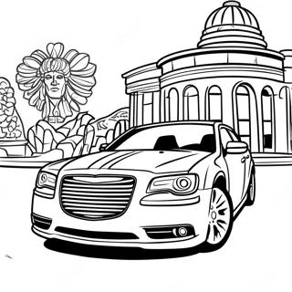 Chrysler 300 Sports Sedan Coloring Page 61663-48788