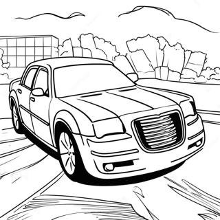 Chrysler 300 Luxury Car Coloring Page 61664-48793