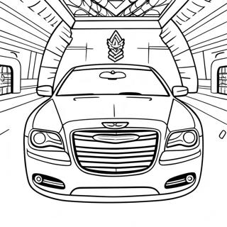 Chrysler 300 Luxury Car Coloring Page 61664-48794